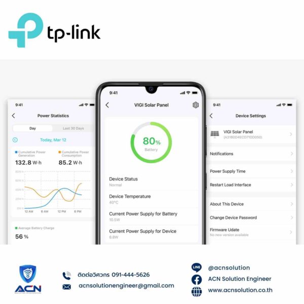 แผงโซลาร์เซลล์ TP-LINK รุ่น VIGI SP6020 - Image 5