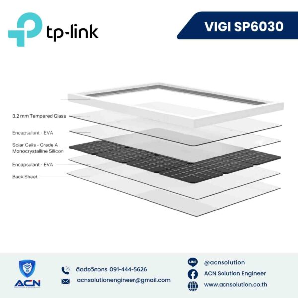 แผงโซลาร์เซลล์ TP-LINK รุ่น VIGI SP6030 - Image 4